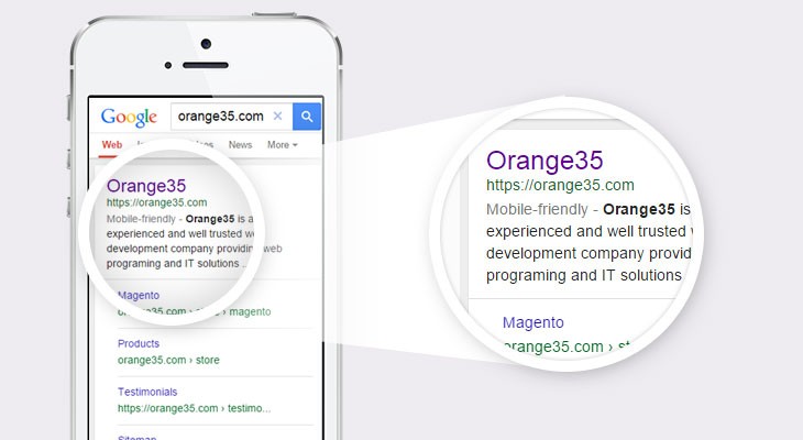Google Ranking Mobile-friendly Websites