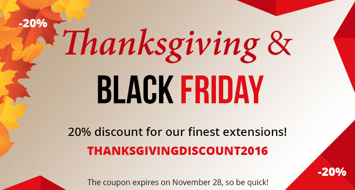 Thanksgiving and Black Friday sale :: Orange35 Blog